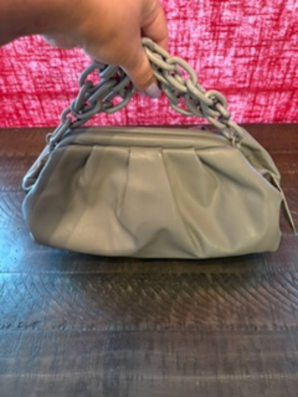 Very Cool Brand New Badgley Mischka Gray Purse